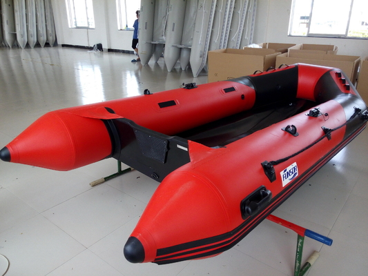 China Neoprene / Hypalon 6 Man Inflatable Boat Small Inflatable Kayak With Plywood Floor supplier